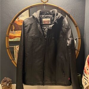 Signature by Levi Strauss Black Hooded Jacket